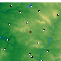 Nearby Forecast Locations - Évora - Carte