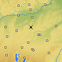 Nearby Forecast Locations - Pfaffenhofen an der Ilm - Carte