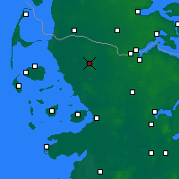 Nearby Forecast Locations - Leck - Carte