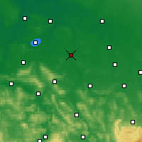 Nearby Forecast Locations - Hanovre - Carte