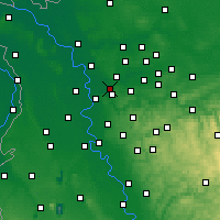 Nearby Forecast Locations - Oberhausen - Carte