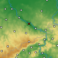 Nearby Forecast Locations - Dresde - Carte