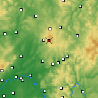 Nearby Forecast Locations - Hoherodskopf - Carte