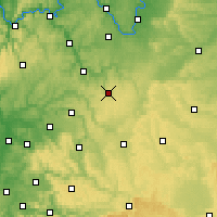 Nearby Forecast Locations - Niederstetten - Carte