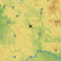 Nearby Forecast Locations - Amberg - Carte