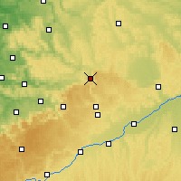 Nearby Forecast Locations - Aalen - Carte