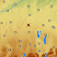 Nearby Forecast Locations - Lechfeld - Carte