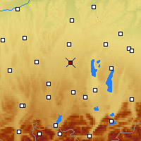 Nearby Forecast Locations - Landsberg - Carte