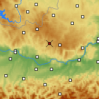 Nearby Forecast Locations - Königswiesen - Carte