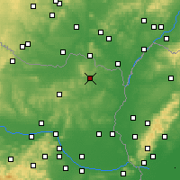 Nearby Forecast Locations - Mistelbach - Carte