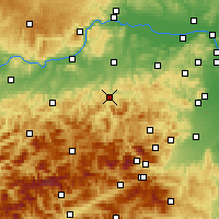 Nearby Forecast Locations - Lilienfeld - Carte
