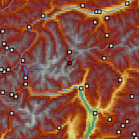 Nearby Forecast Locations - Gurgl - Carte