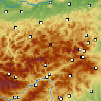 Nearby Forecast Locations - Mariazell - Carte