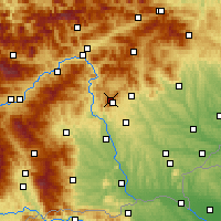 Nearby Forecast Locations - Schöckl - Carte