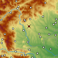 Nearby Forecast Locations - Laßnitzhöhe - Carte