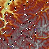 Nearby Forecast Locations - Galtür - Carte