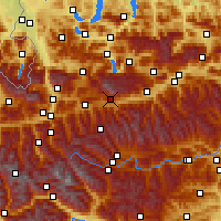 Nearby Forecast Locations - Ramsau am Dachstein - Carte