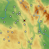 Nearby Forecast Locations - Ústí nad Orlicí - Carte