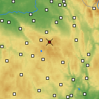 Nearby Forecast Locations - Svratouch - Carte