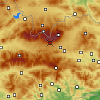 Nearby Forecast Locations - Štrbské Pleso - Carte