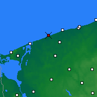 Nearby Forecast Locations - Niechorze - Carte