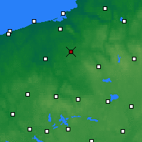 Nearby Forecast Locations - Zegrze Pomorskie - Carte
