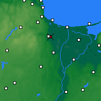 Nearby Forecast Locations - Pruszcz Gdański - Carte