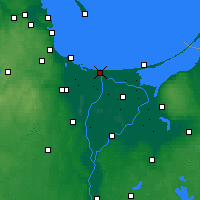 Nearby Forecast Locations - Żuławki - Carte