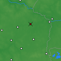Nearby Forecast Locations - Biała Podlaska - Carte