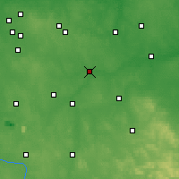 Nearby Forecast Locations - Tomaszów Mazowiecki - Carte