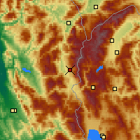 Nearby Forecast Locations - Peshkopi - Carte