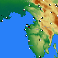 Nearby Forecast Locations - Portorož - Carte