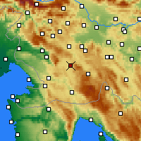 Nearby Forecast Locations - Postojna - Carte