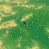 Nearby Forecast Locations - Zagreb Gric - Carte