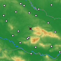 Nearby Forecast Locations - Daruvar - Carte