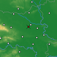 Nearby Forecast Locations - Čepin - Carte