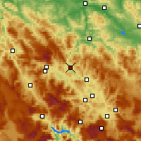 Nearby Forecast Locations - Zenica - Carte