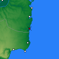 Nearby Forecast Locations - Mangalia - Carte