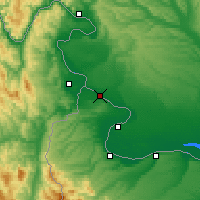 Nearby Forecast Locations - Novo Sélo - Carte