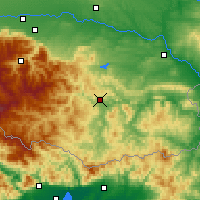 Nearby Forecast Locations - Kardjali - Carte