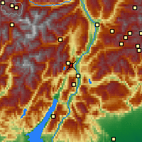 Nearby Forecast Locations - Paganella - Carte