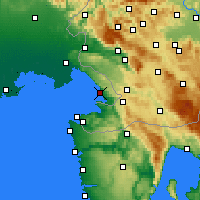 Nearby Forecast Locations - Trieste - Carte