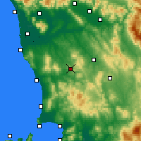 Nearby Forecast Locations - Volterra - Carte