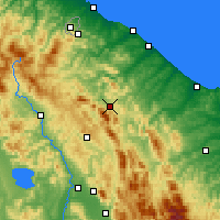 Nearby Forecast Locations - Frontone - Carte