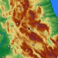 Nearby Forecast Locations - Preturo - Carte