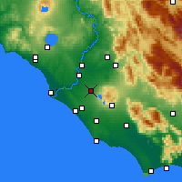 Nearby Forecast Locations - Ciampino - Carte