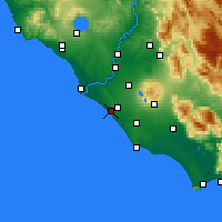 Nearby Forecast Locations - Pratica di Mare - Carte