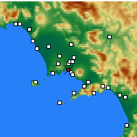 Nearby Forecast Locations - Naples - Carte