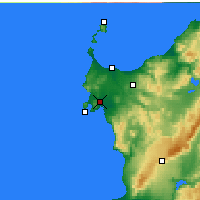 Nearby Forecast Locations - Alghero - Carte