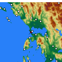 Nearby Forecast Locations - Préveza - Carte
